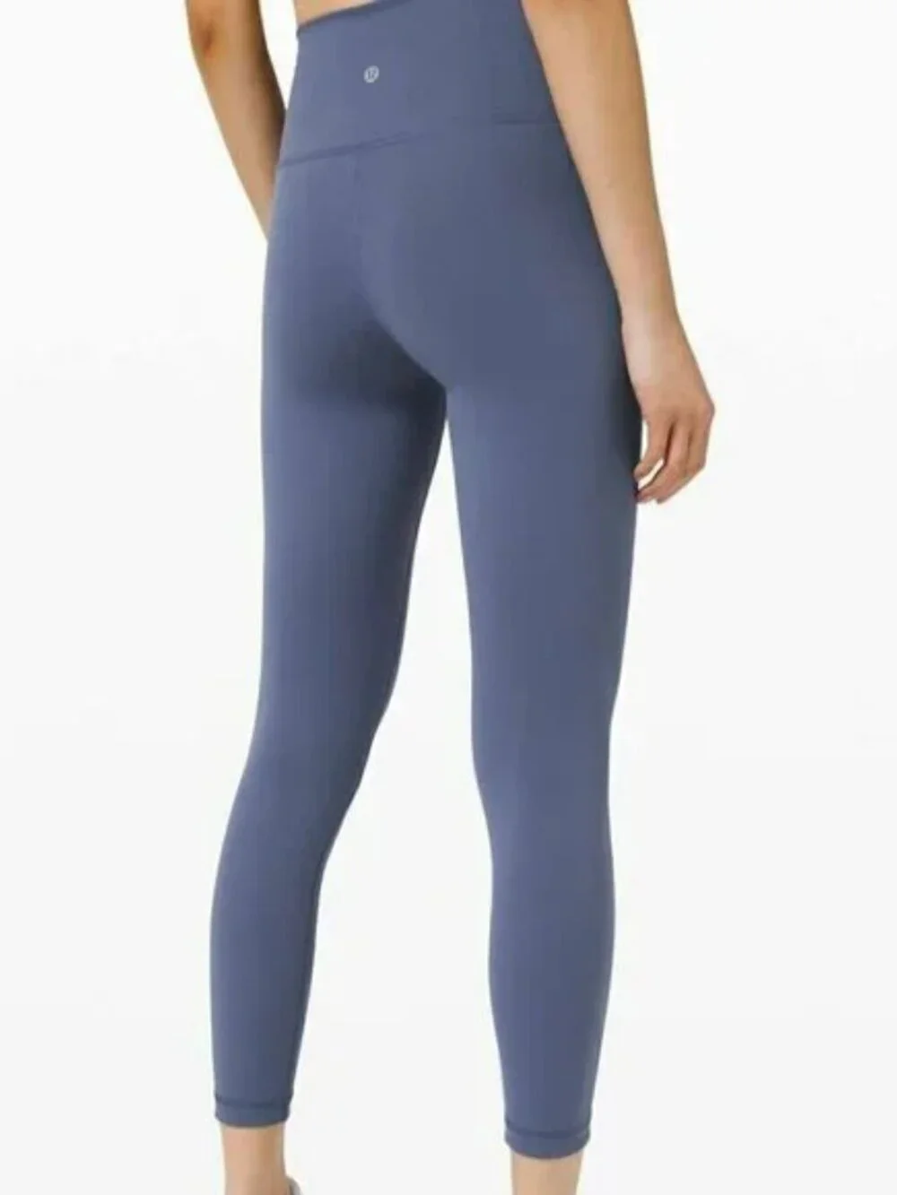 Lululemon Wunder Train HR Tight 25” color:Steel Blue SZ: 10